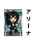 バンギャルさん達のシンプルスタンプ（個別スタンプ：23）