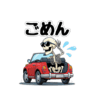 スケルトンカーライフ（個別スタンプ：10）