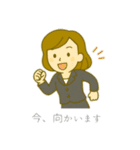 オフィスレディ1（個別スタンプ：21）