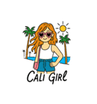 Cali Girl♡カリフォルニアガール♡（個別スタンプ：1）