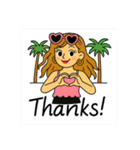 Cali Girl♡カリフォルニアガール♡（個別スタンプ：4）