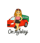 Cali Girl♡カリフォルニアガール♡（個別スタンプ：5）
