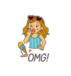 Cali Girl♡カリフォルニアガール♡（個別スタンプ：12）