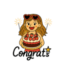 Cali Girl♡カリフォルニアガール♡（個別スタンプ：14）