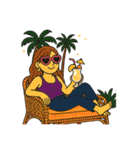 Cali Girl♡カリフォルニアガール♡（個別スタンプ：23）
