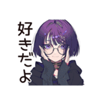 夏の夜★サブカル女子の読書時間（個別スタンプ：21）