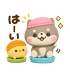 ぷっくり可愛い♡豆柴スイーツ（個別スタンプ：13）