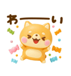 ぷっくり可愛い♡豆柴スイーツ（個別スタンプ：16）