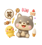 ぷっくり可愛い♡豆柴スイーツ（個別スタンプ：21）