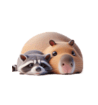 カピバラは君と一緒にいたい（個別スタンプ：24）