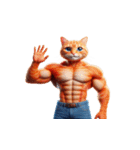 マッチョ猫は可愛いだけじゃない（個別スタンプ：29）