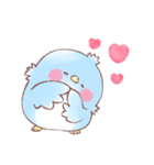 幸せな青い鳥さん（個別スタンプ：18）