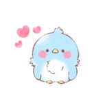 幸せな青い鳥さん（個別スタンプ：19）