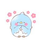 幸せな青い鳥さん（個別スタンプ：21）