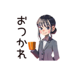 デキる仕事女子の夏★爽やか（個別スタンプ：2）