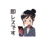 デキる仕事女子の夏★爽やか（個別スタンプ：5）