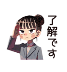 デキる仕事女子の夏★爽やか（個別スタンプ：7）