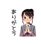 デキる仕事女子の夏★爽やか（個別スタンプ：8）