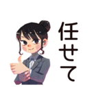 デキる仕事女子の夏★爽やか（個別スタンプ：11）