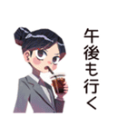 デキる仕事女子の夏★爽やか（個別スタンプ：12）