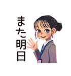 デキる仕事女子の夏★爽やか（個別スタンプ：30）