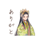 小町さんの優雅な平安夏物語（個別スタンプ：3）