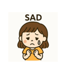 小さな女の子の日常スタンプ（個別スタンプ：2）
