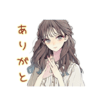 ふんわり大人女子★浴衣お祭りデート（個別スタンプ：7）