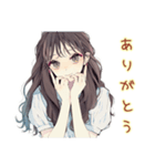 ふんわり大人女子★浴衣お祭りデート（個別スタンプ：11）