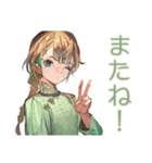 アオザイ女子と夏のベトナム（個別スタンプ：3）