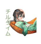 アオザイ女子と夏のベトナム（個別スタンプ：35）