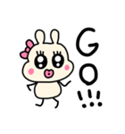 riekimのくちびるンルンうさぎスタンプ（個別スタンプ：10）