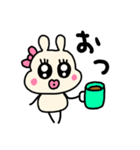 riekimのくちびるンルンうさぎスタンプ（個別スタンプ：22）