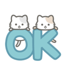 【デカ文字】敬語を忘れた猫（個別スタンプ：7）