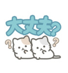 【デカ文字】敬語を忘れた猫（個別スタンプ：17）