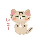 もふ猫モカちゃんの感情丸出しスタンプ（個別スタンプ：1）