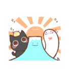 【文字なし】動く♪おはぎさん。巳年(12)（個別スタンプ：1）