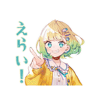 ポジティブな使いやすい女の子♡（個別スタンプ：25）