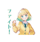 ポジティブな使いやすい女の子♡（個別スタンプ：40）