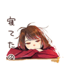 やさしい妻の寝坊おはよう（個別スタンプ：14）