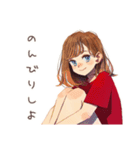 やさしい妻の寝坊おはよう（個別スタンプ：16）