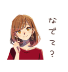 やさしい妻の寝坊おはよう（個別スタンプ：20）