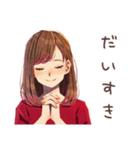 やさしい妻の寝坊おはよう（個別スタンプ：24）