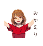 やさしい妻の寝坊おはよう（個別スタンプ：37）
