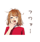 やさしい妻の寝坊おはよう（個別スタンプ：38）