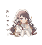 ゆるふわガーリーな女の子のカフェ活報告（個別スタンプ：28）