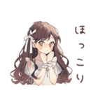 ゆるふわガーリーな女の子のカフェ活報告（個別スタンプ：36）
