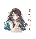 ゆるふわガーリーな女の子のカフェ活報告（個別スタンプ：40）