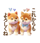 良く使う言葉の夏の柴犬- ̗̀ ☺︎  ̖́-（個別スタンプ：4）