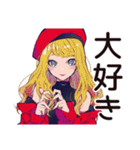キュートなオンニの韓ドラあるある♡（個別スタンプ：24）